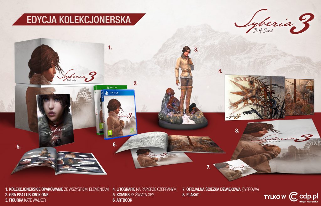 Syberia 3 edycja kolekcjonerska