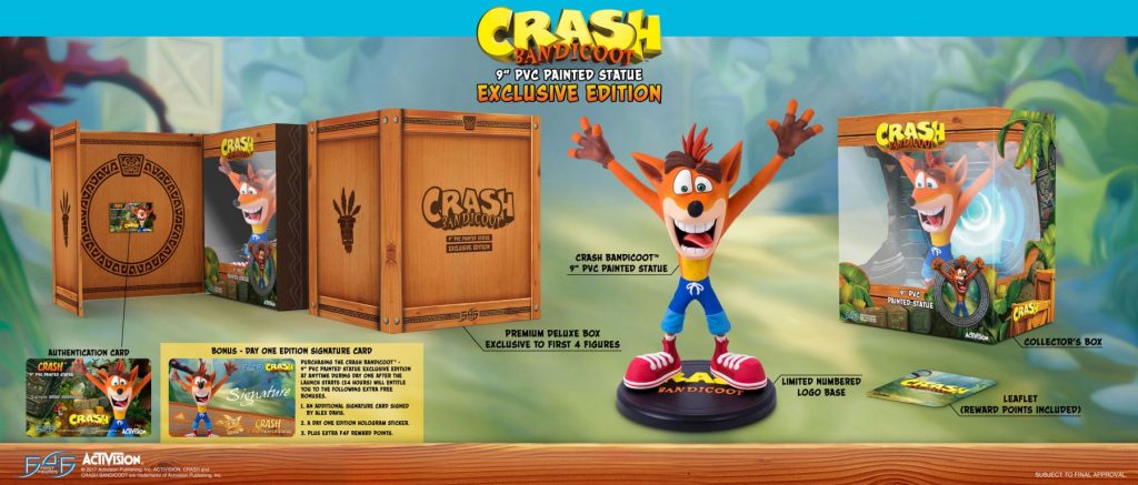 Figurka Crash Bandicoot N. Sane Trilogy Exclusive Edition