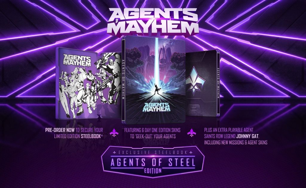 Agents of Mayhem Steelbook