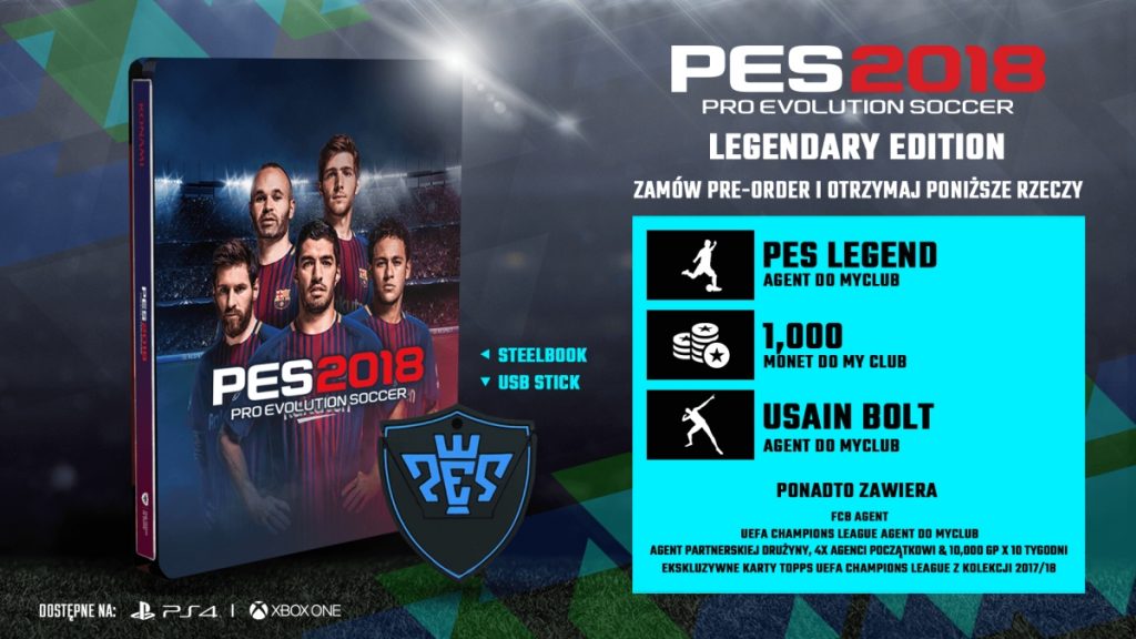 Pro Evolution Soccer 2018 Legendary Edition