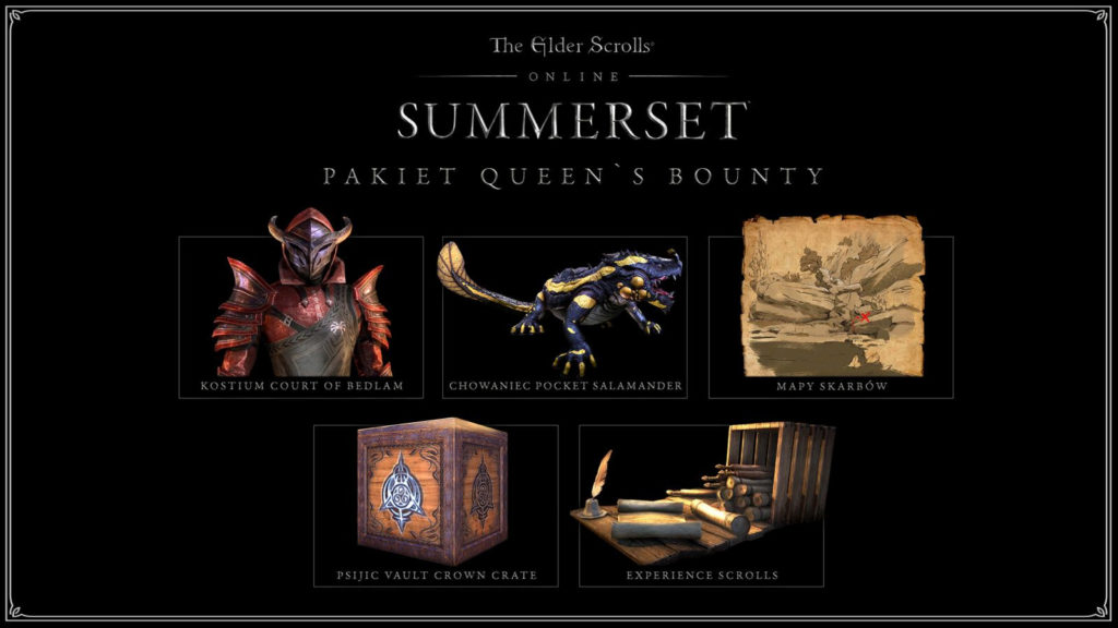 The Elder Scrolls Online Summerset Edycja Kolekcjonerska - dodatki