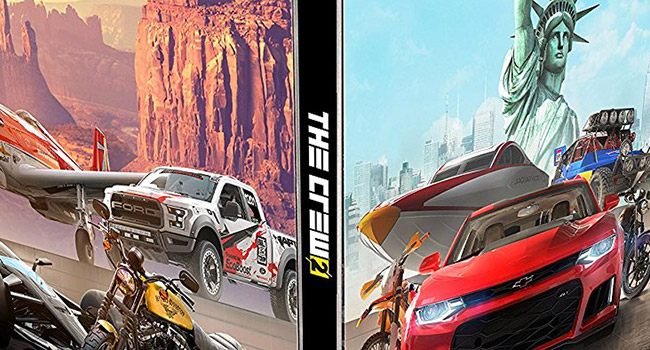 THE CREW 2 : STEELBOOK GOLD EDITION - Clé DLC PS4 US, Neuf Sous Scellé