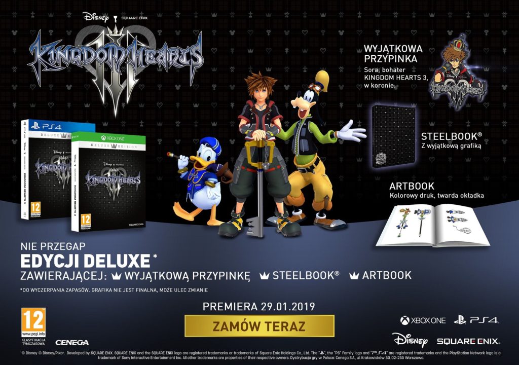 Kingdom Hearts III Edycja Deluxe