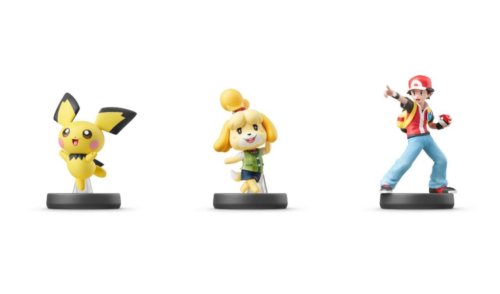 Amiibo Pichu, Isabelle, Pokemon Trainer