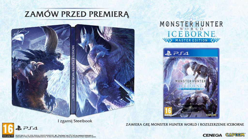 Monster Hunter World Iceborne Steelbook