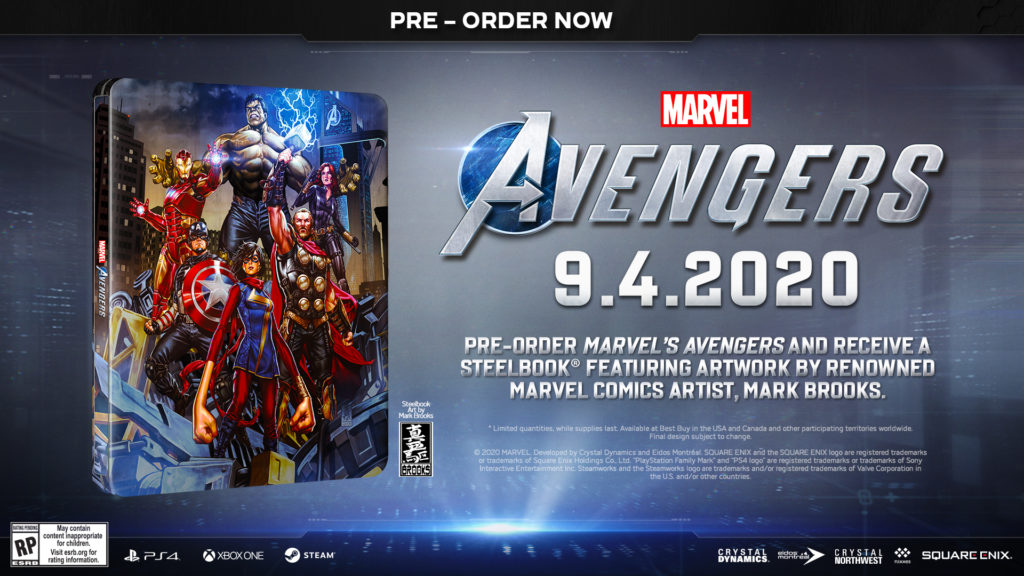 Marvel's Avengers Steelbook