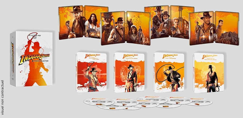 Indiana Jones 4K Steelbook Collection