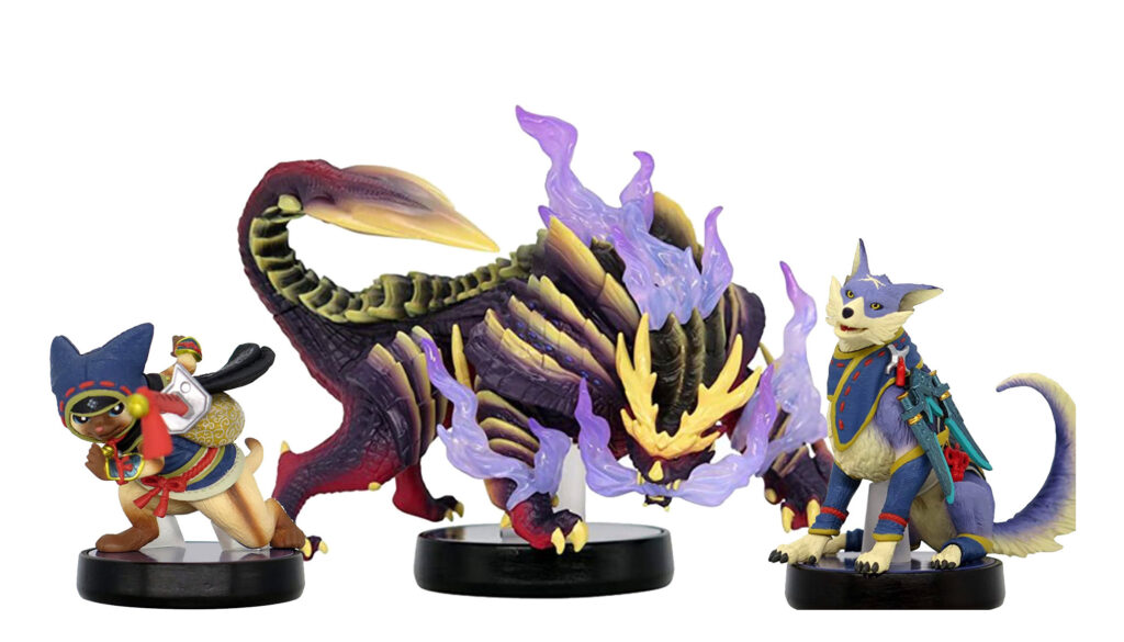 Monster Hunter Rise – amiibo Magnamolo, Palamute, Palico