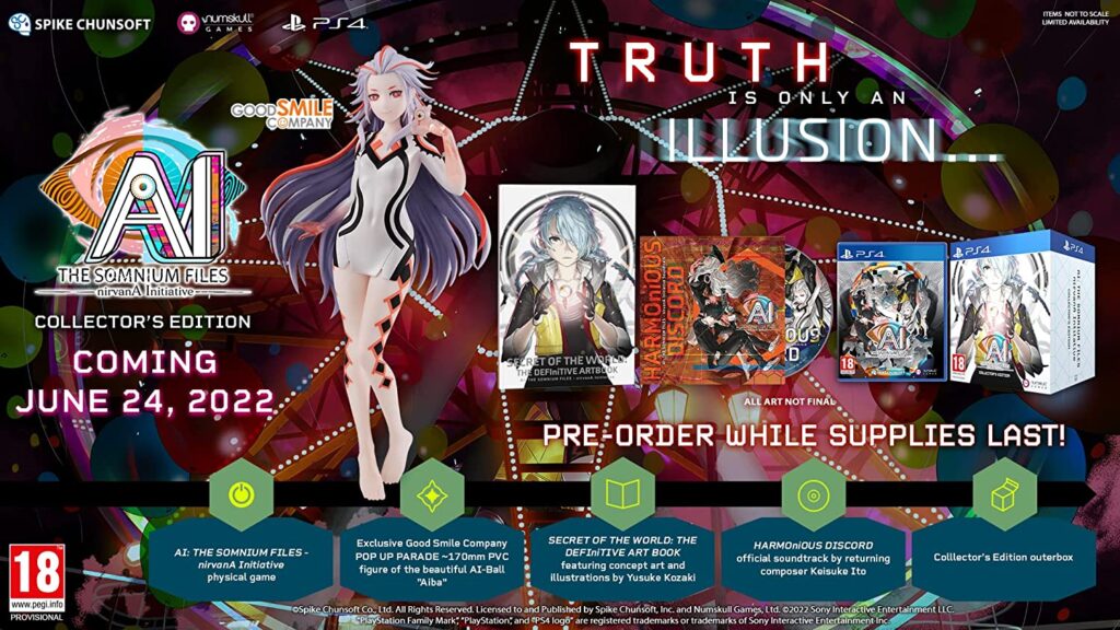 AI: The Somnium Files – nirvanA Initiative Collector's Edition