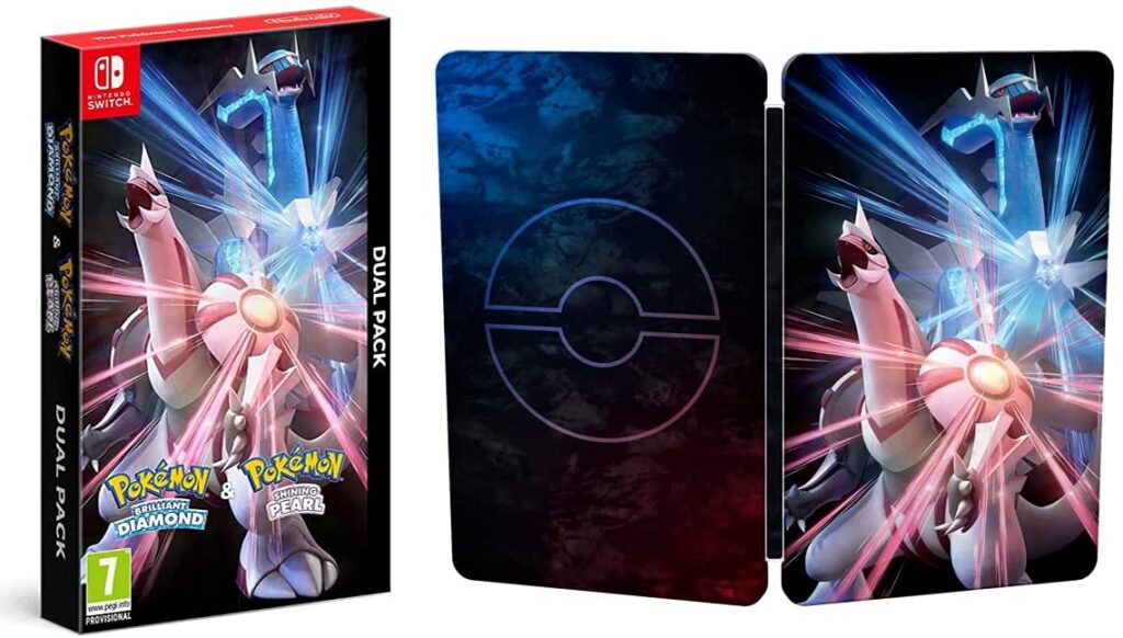 Pokémon Brilliant Diamond & Pokémon Shining Pearl Steelbook