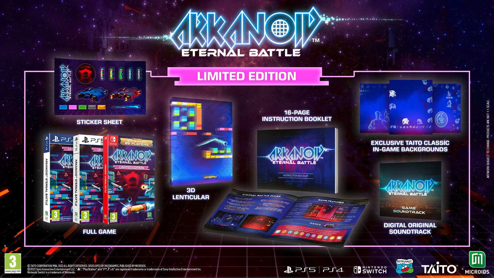 Jeu PS4 : Arkanoid Eternal Battle - Limited Edition - Neuf Sous Film - Sortie 2022