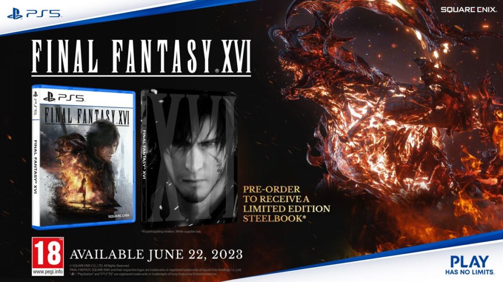 Final Fantasy XVI Steelbook