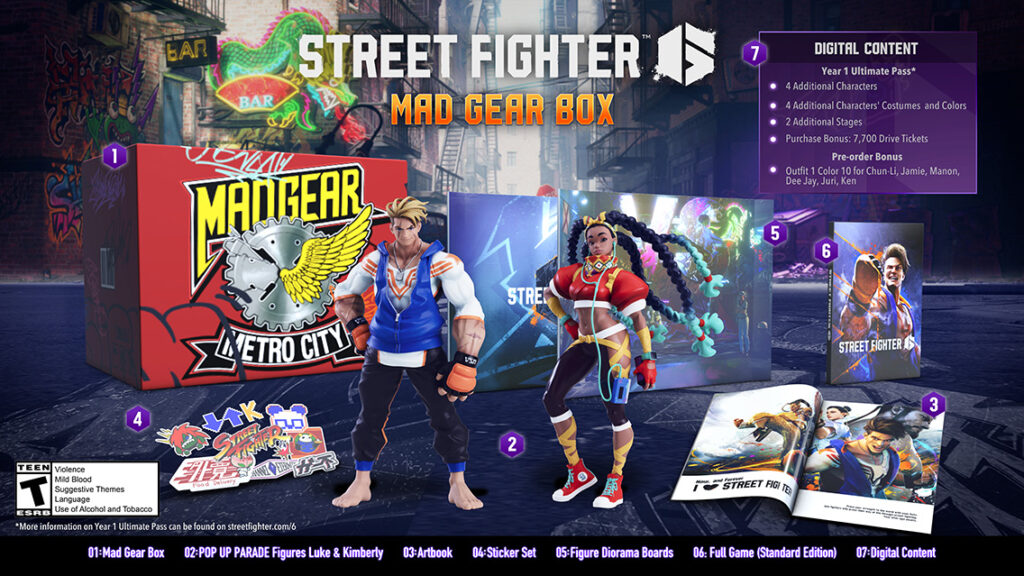 Street Fighter 6 Edycja Kolekcjonerska Mad Gear Box