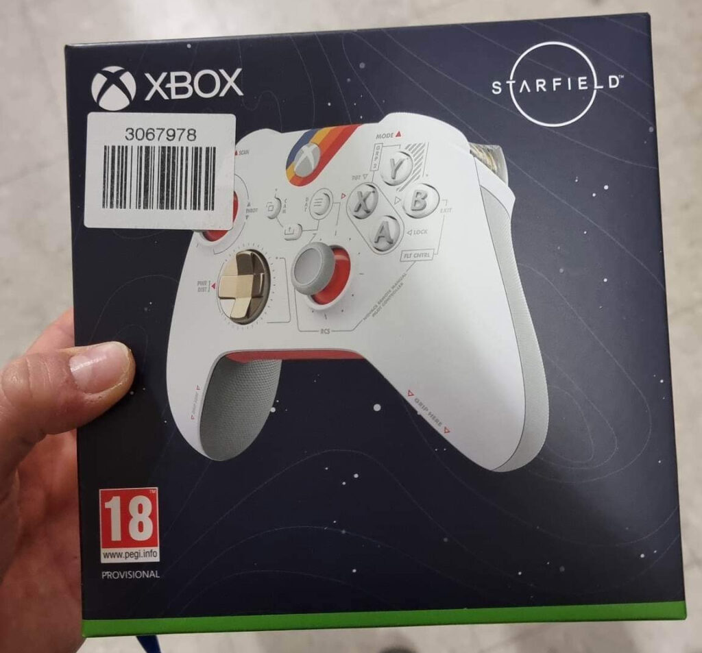 Kontroler Xbox limitowana edycja Starfield - pudełko