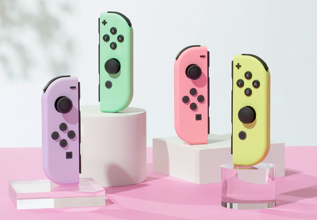 Nintendo Joy-Con - pastelowe kolory