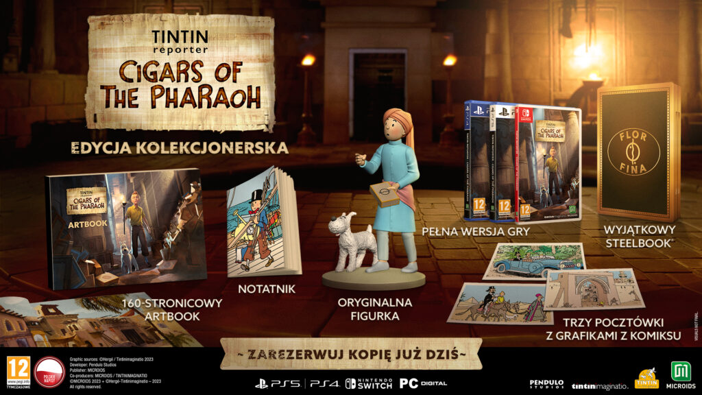 Tintin Reporter: Cigars of the Pharaoh Edycja Kolekcjonerska