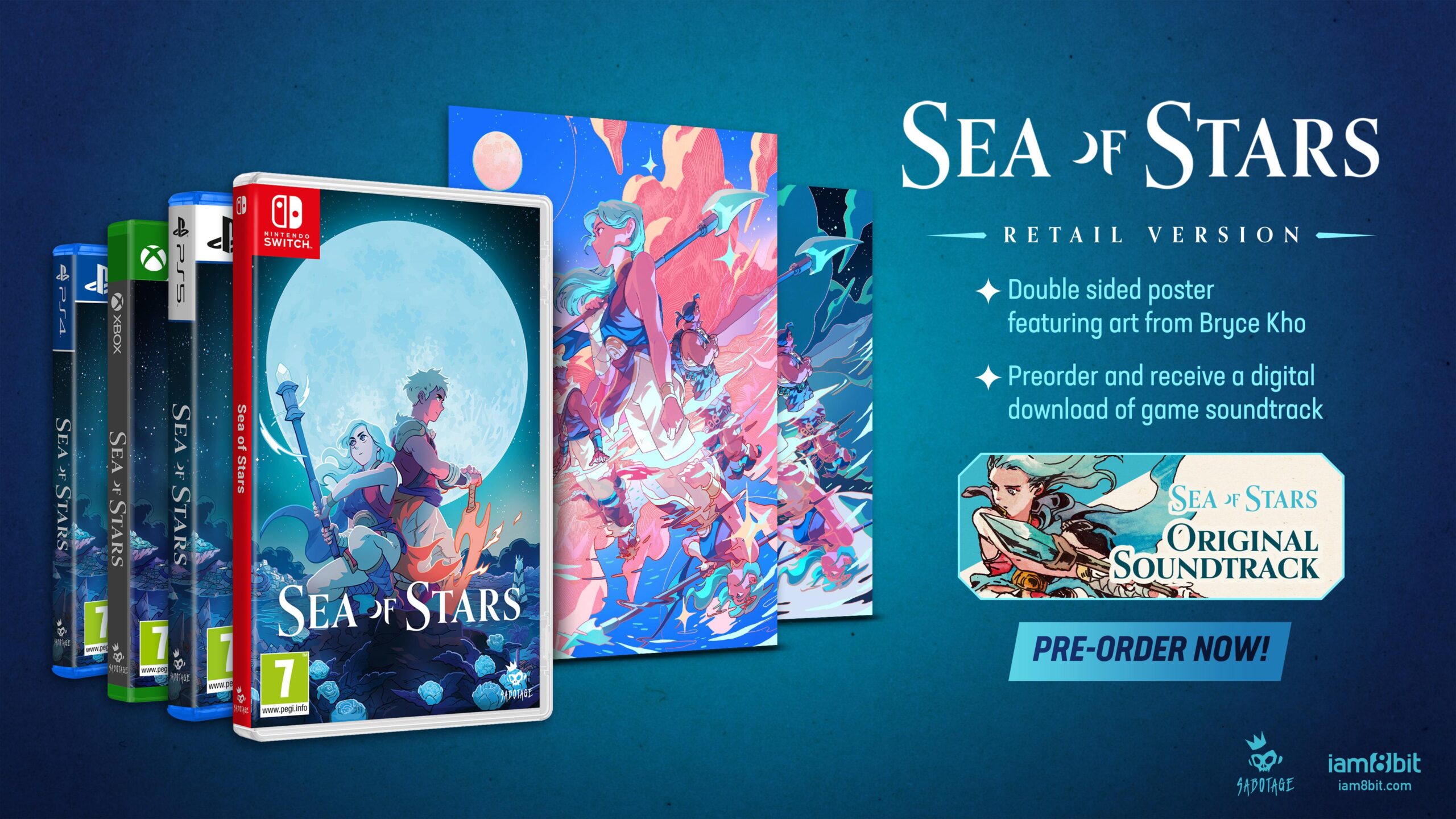 Sea of Stars　アートカード付き SEA OF STARS Switch版（エビテン限定特典付き）｜エビテン