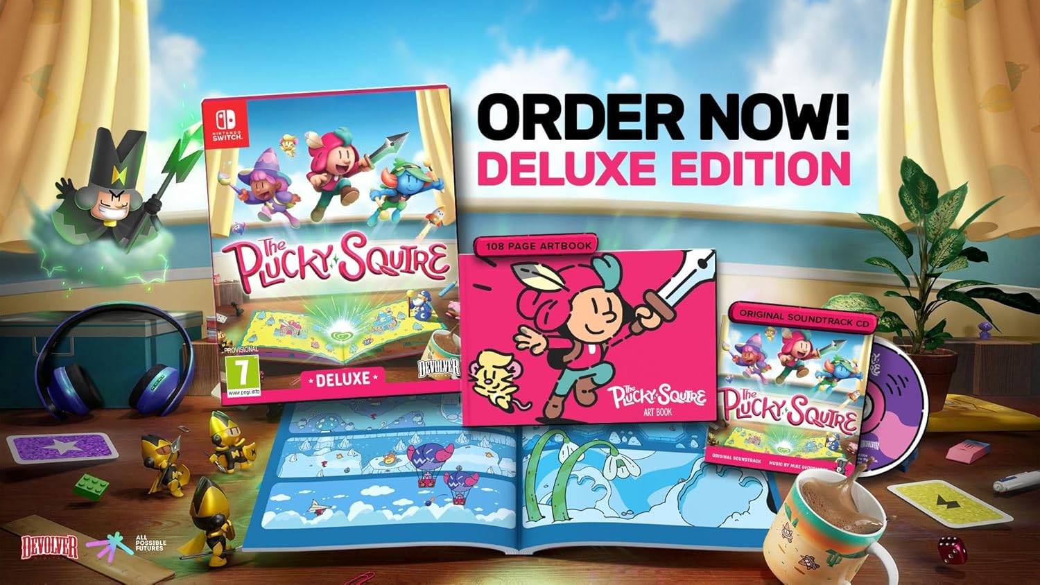 The Plucky Squire スイッチ Switch 限定版 The Plucky Squire Deluxe Edition - Switch : Amazon.pl: Gry wideo