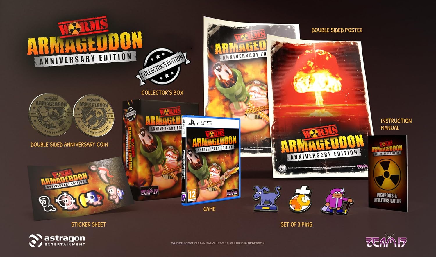 Jeu Worms Armageddon - Anniversary Collector's Edition Pour PS5 - Neuf Sous Blister
