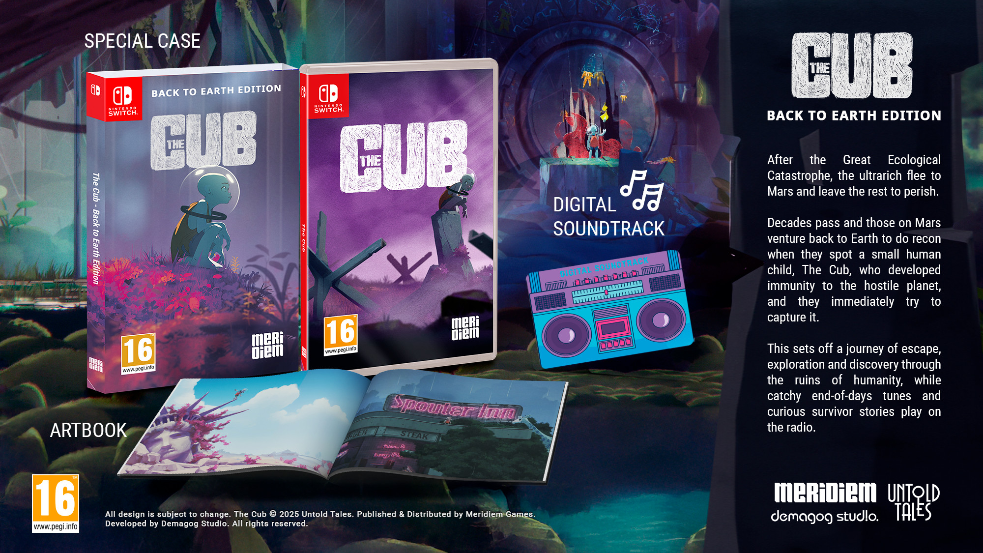 Nintendo Switch THE CUB BACK TO EARTH EDITION switch The Cub Back to Earth Edition - Kolekcjonerki