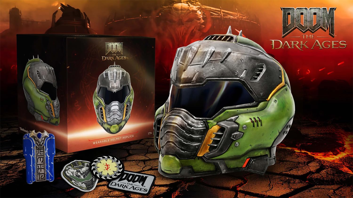 Doom: The Dark Ages ヘルメットレプリカ 新品 Doom: The Dark Ages ヘルメットレプリカ 新品 DOOM: THE DARK AGES