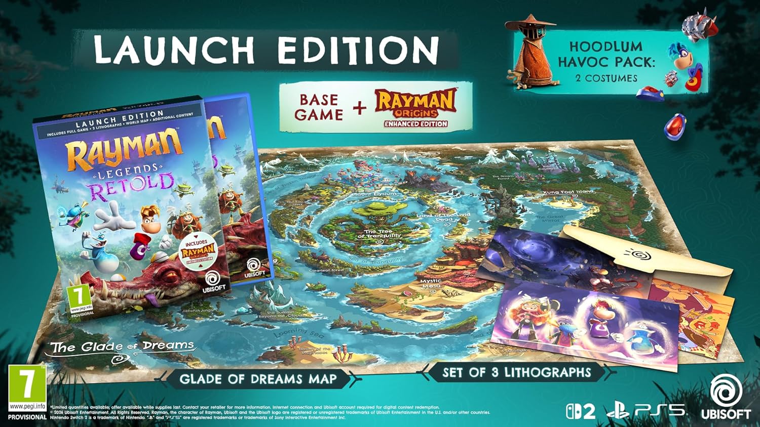 Rayman Legends Retold Launch Edition - Kolekcjonerki