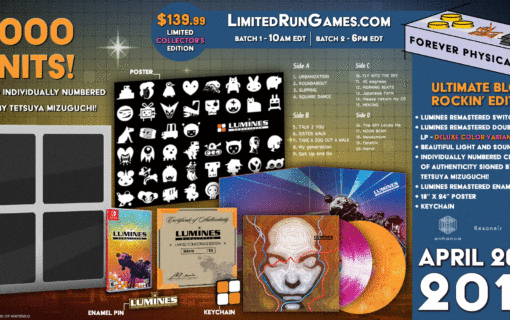 Limitowana kolekcjonerka Lumines Remastered z autografem Tetsuyi Mizuguchiego
