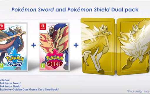 Pokemon Sword i Shield w zbiorczym wydaniu zawierającym Steelbook