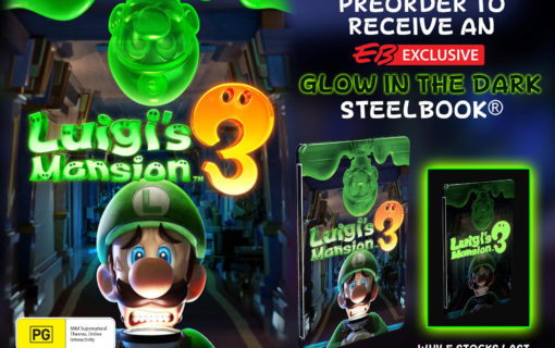 Ujawniono wygląd święcącego steelbooka z Luigi’s Mansion 3