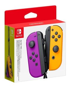 Nintendo Switch Joy-Con Fioletowy Neon / Pomarańczowy Neon