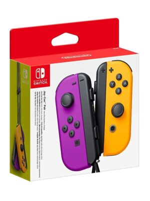Nintendo Switch Joy-Con Fioletowy Neon / Pomarańczowy Neon
