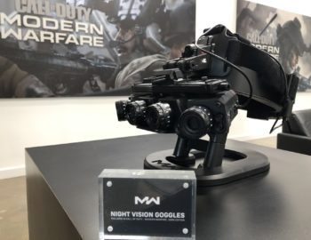 Gogle noktowizyjne w kolekcjonerce Call of Duty: Modern Warfare