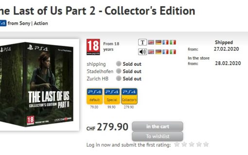 Czy wkrótce poznamy kolekcjonerskie wydania The Last Of Us Part II?