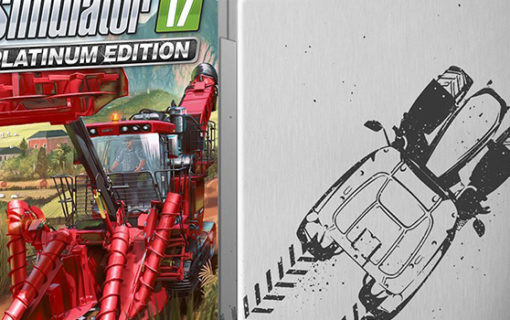 Steelbook jako dodatek do Farming Simulator 17 Platinum Edition