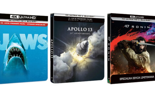 Dziś premiera Steelbooków z filmami Szczęki, Apollo 13 i 47 Roninów w 4K UHD
