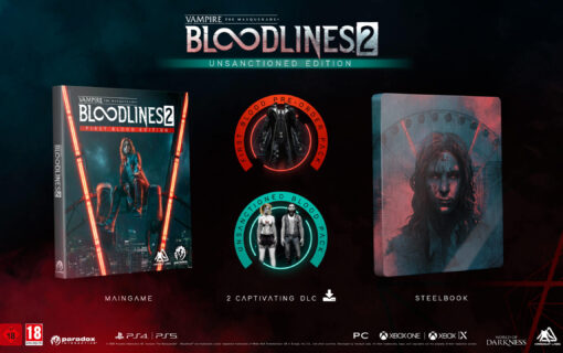 Vampire: The Masquerade – Bloodlines 2 w wydaniu ze Steelbookiem