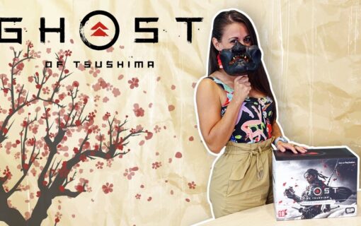 Kolekcjonerka Ghost of Tsushima na pierwszym unboxingu