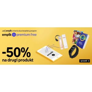 -50% na drugi produkt w Empiku