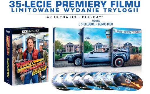 Limitowane wydanie trylogii Powrotu do przyszłości w 4K UHD z okazji 35-lecia premiery filmu
