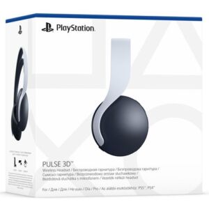 Biały headset Sony Pulse 3D do PlayStation 5 za 292 zł na polskim Amazonie