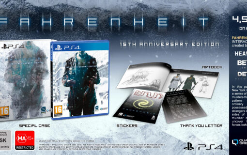 Fahrenheit z fizycznym wydaniem na PS4 z okazji 15-ej rocznicy premiery