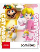 Amiibo Super Mario Cat Mario & Cat Peach