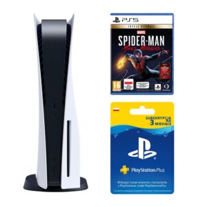 PlayStation 5 + Spider Man Miles Morales Ultimate Edition + PS Plus 3 miesiące za 2749 zł na polskim Amazonie