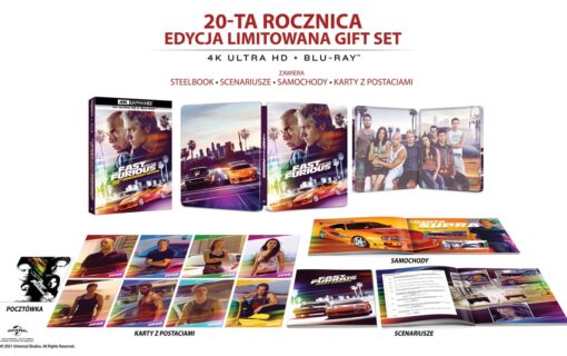 Rocznicowy Steelbook z filmem Szybcy i wściekli w 4K także w Polsce