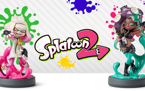 Marina i Pearl ze Splatoon 2 z własnymi amiibo