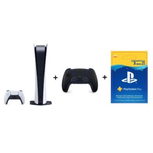 Konsola Playstation 5 Digital + DualSense Midnight Black + Plus 90 dni za 2319 zł w Neonet