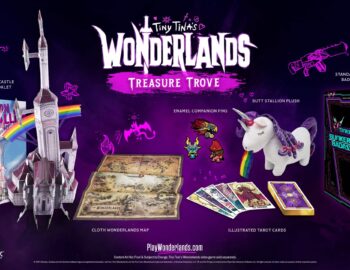 Zestaw kolekcjonerskich gadżetów z Tiny Tina’s Wonderlands