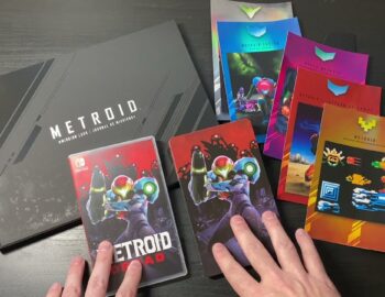 Metroid Dread Special Edition na unboxingu