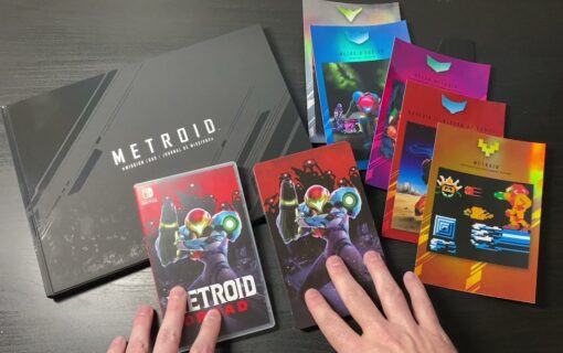 Metroid Dread Special Edition na unboxingu