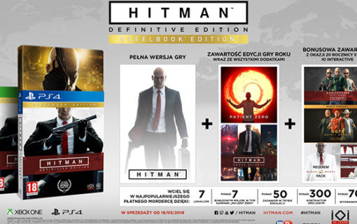 Edycja Steelbook Hitman: Definitive Edition z premierą w maju